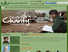 Tablet Screenshot of childcarefoundation.net